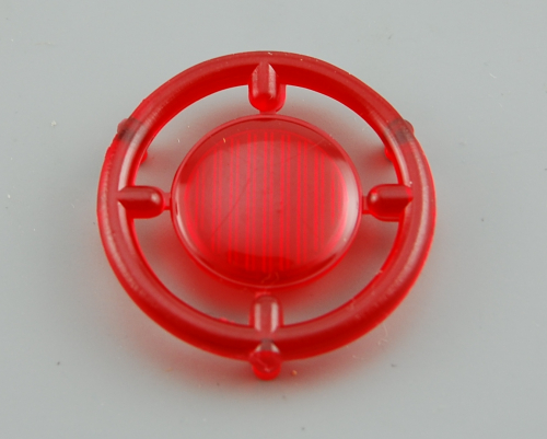 Ersatzglas rot rund