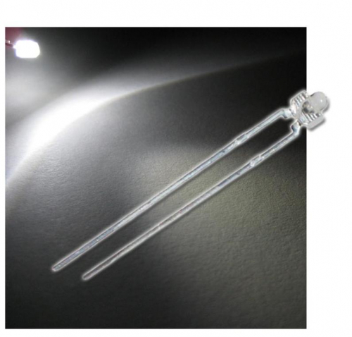 10 Stck 1,8mm LED klar weiss