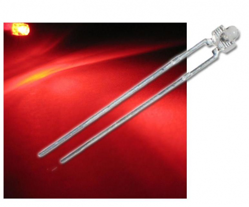 10 Stck 1,8mm LED rot