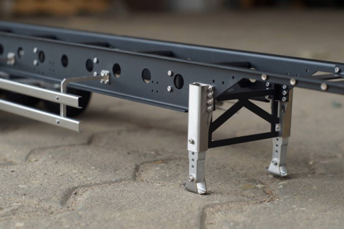 Flachbett Semi Trailer 3-Achser 1:14