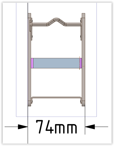 Schlitten f�r Abroller 1:14
