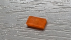 10x Positionsleuchten orange rechteckig 6x3x1mm
