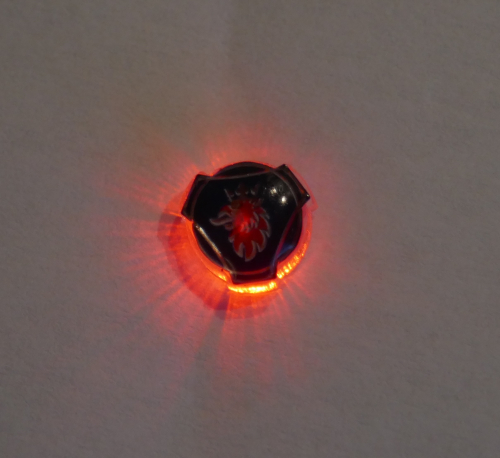 2 Stck Scania Greif beleuchtet Led Decal 8mm 7,2 Volt 1:14