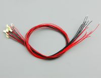 10 Stück SMD LED 0402 mit Kabel rot