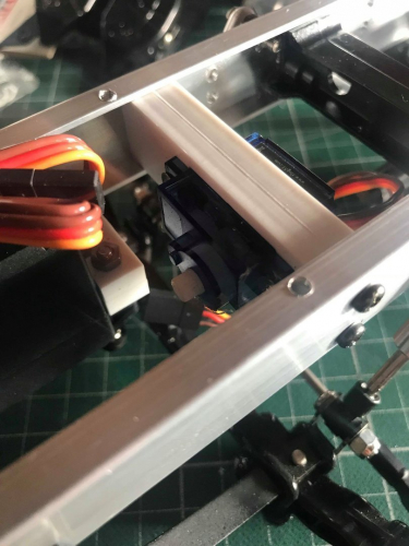 Servohalter No.3 Microservo fr Liftachse 1:14