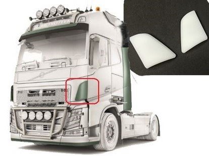 Volvo FH16 Windlaps Spoiler an Fahrerkabine vorn 1:14