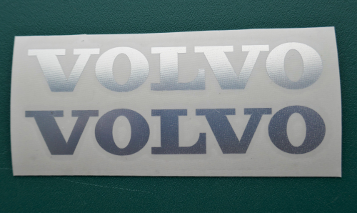 Volvo Aufkleber chrom 1:14