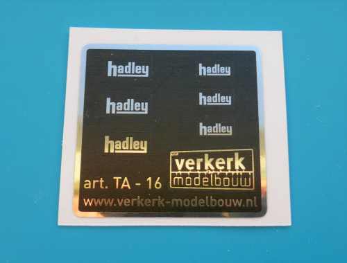 Verkerk Wima Lufthrner chrom eckig Hadley 1:14