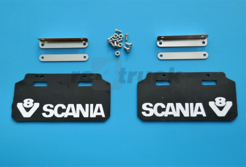 Scania V8 Schmutzlappen vorn Set 02 1:14