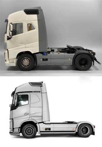 Volvo FH16 Seitenverkleidungen No.01 2-Achser 1:14