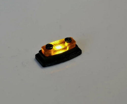 Blinker Frontblitzer oval orange 2 Stck 1:14
