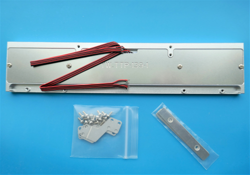 Trailer Alu Bumper LED Rcklicht rund 1:14