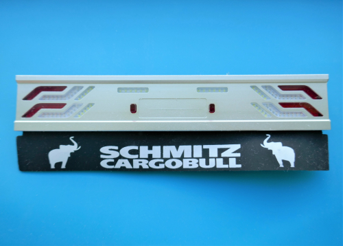 Trailer Alu Heckstostange LED Rcklicht New Style 1:14