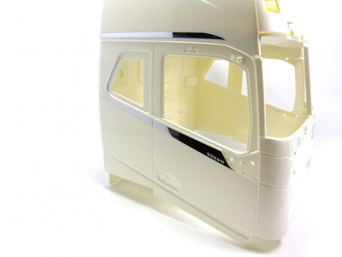 Volvo FH16 Fahrerkabine seitlich Aufkleber chrom 1:14