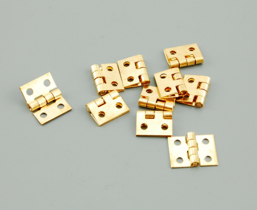 10 Stck Scharniere Messing 10x8mm
