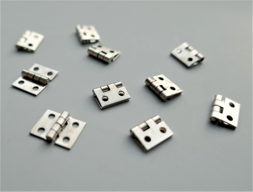 10 Stck Scharniere chrom 10x8mm