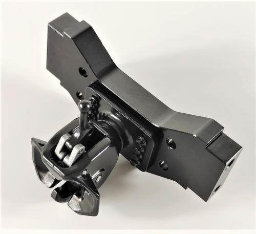 Zugmaul schwarz Metall 1:14