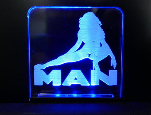 Acrylglas MAN + Beleuchtung No. 03