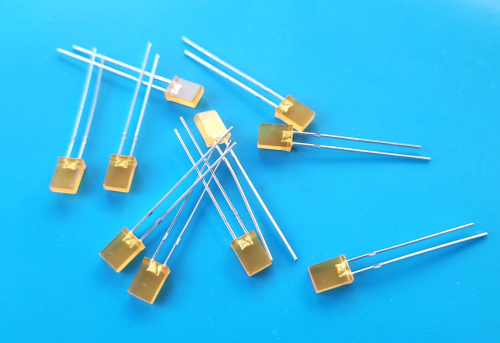 10 Stck rechteckige LED 2x5mm orange