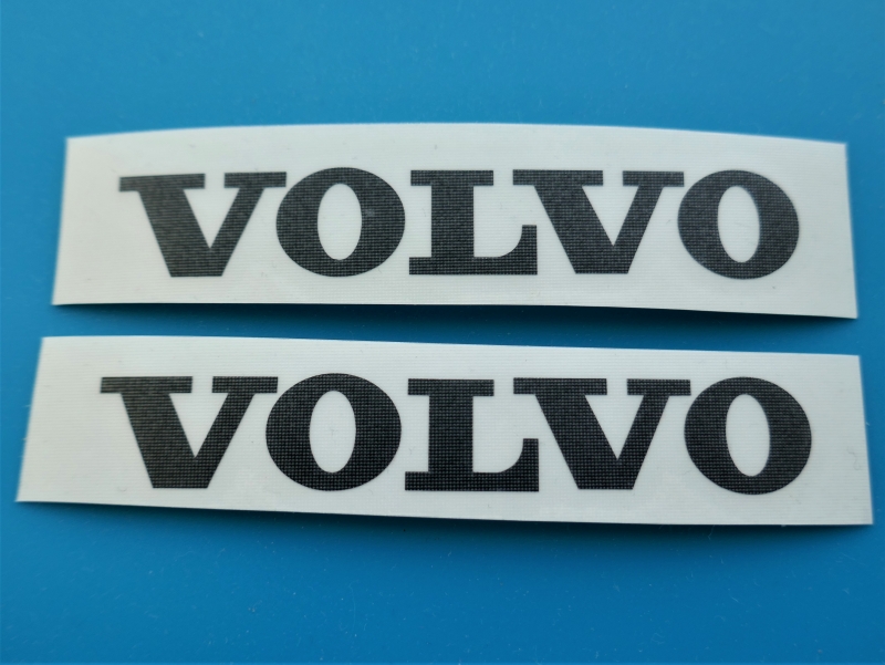 schwarzer Volvo Schriftzug Aufkleber Decal für Tamiya V