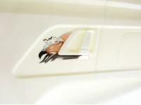 Scania Trgriff Greif Aufkleber chrom 1:14