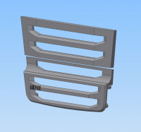 Scania Hauber Torpedo Facelift Frontgrill 1:14