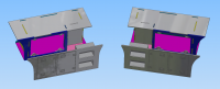 Scania Hauber Staukisten + Stufen Set 130 mm 1:14